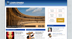 Desktop Screenshot of learnspanishtoday.net