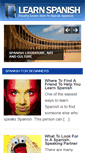 Mobile Screenshot of learnspanishtoday.net
